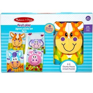 Melissa Doug first play jigsaw puzzle farm